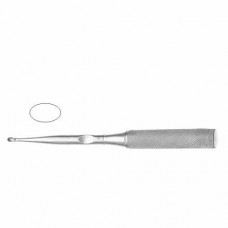 Hatfield Bone Curette Oval Stainless Steel, 23 cm - 9" Scoop Size 11.0 mm